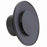 Anemostat negru - fi100 - Modern