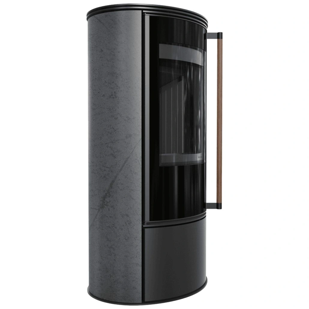 Soba ERIK 5.5kW Grafite Satin - maner lemn - samota neagra (2).jpg