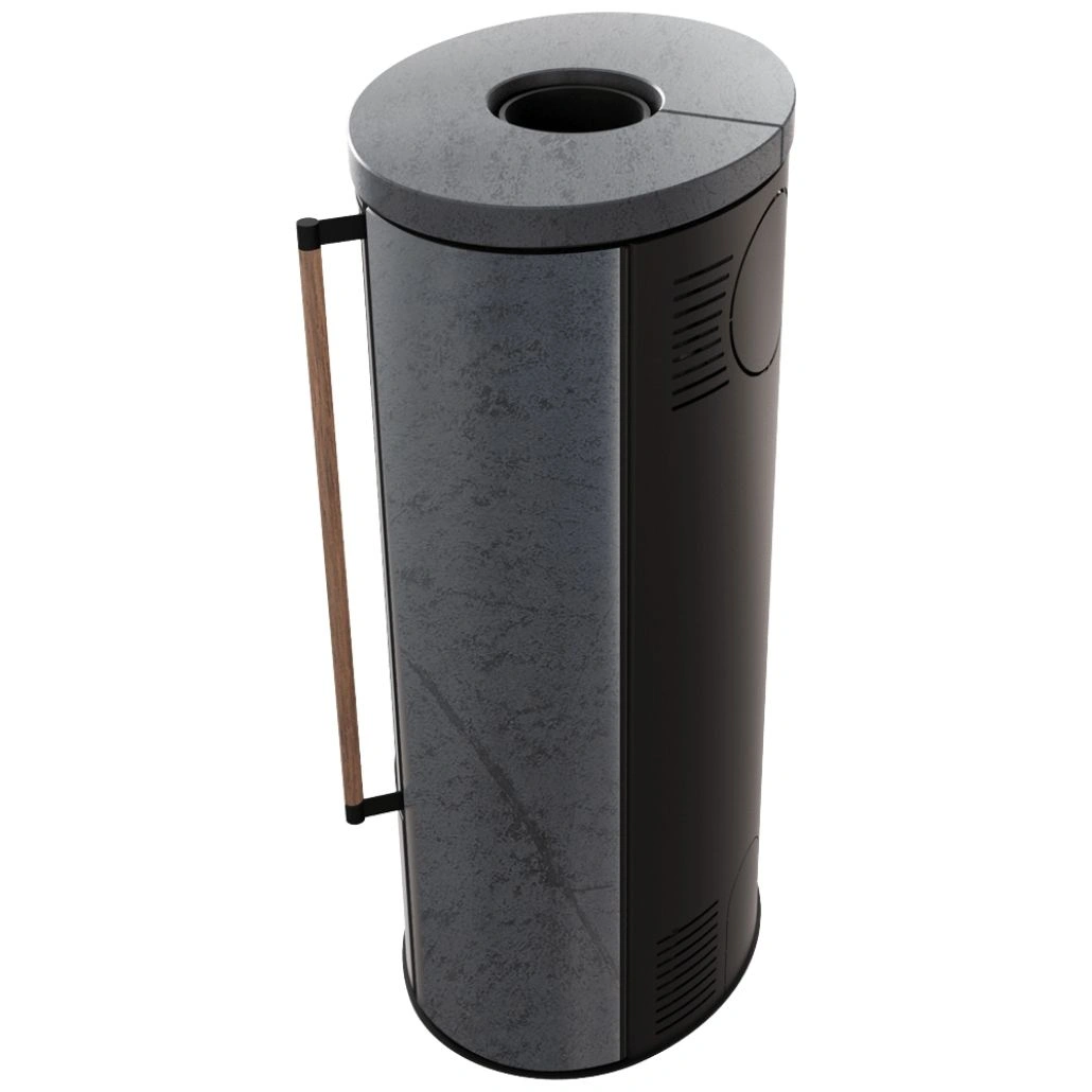 Soba Erik 5.5kW ceramica Grafite Satin - maner lemn - samota neagra (3).jpg