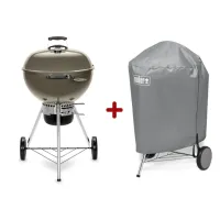 Starter Pack Weber - Gratar carbuni Master-Touch 57cm Gri cenusiu