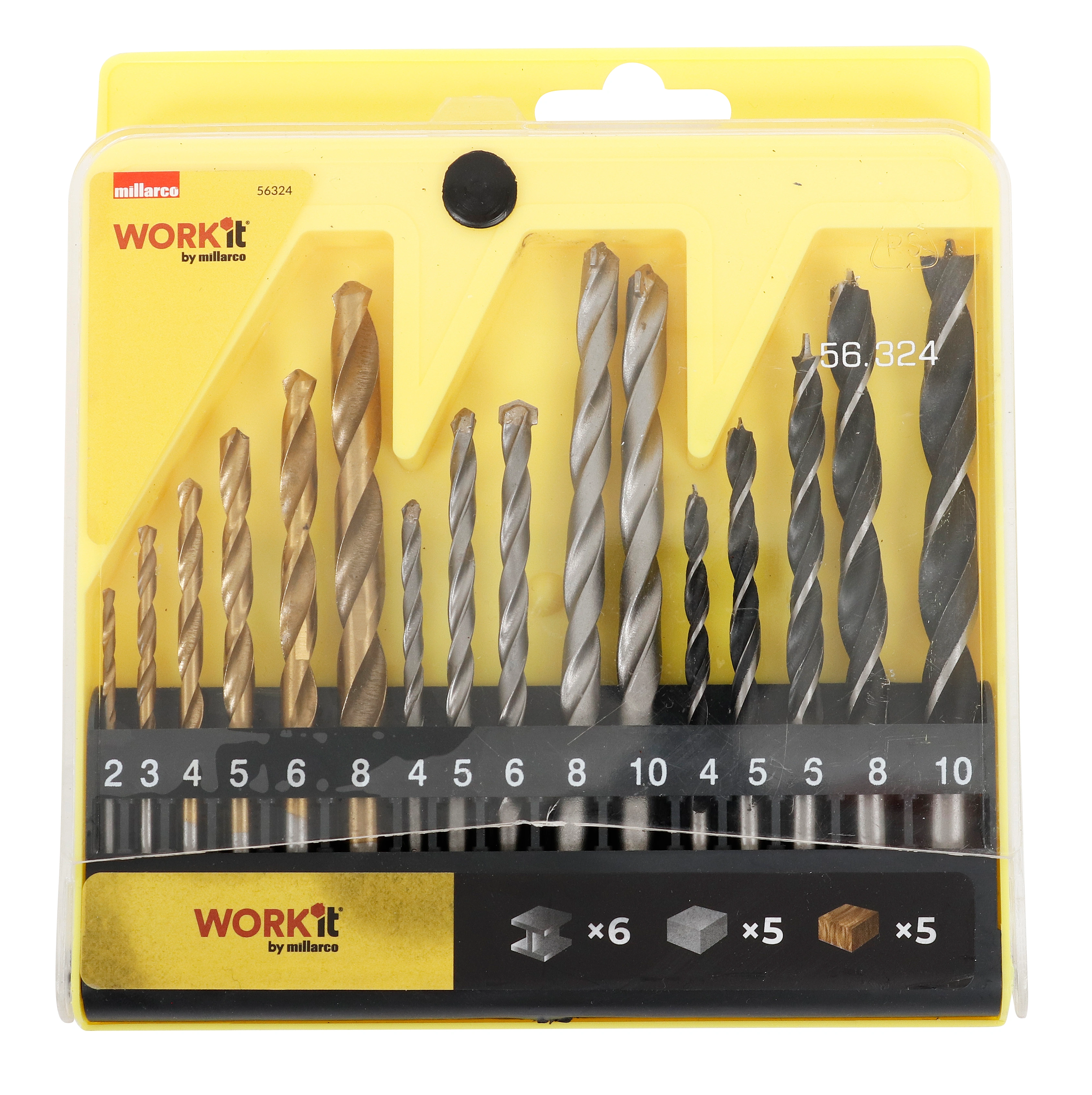 Set burghie metal, zidarie, lemn, 16 piese