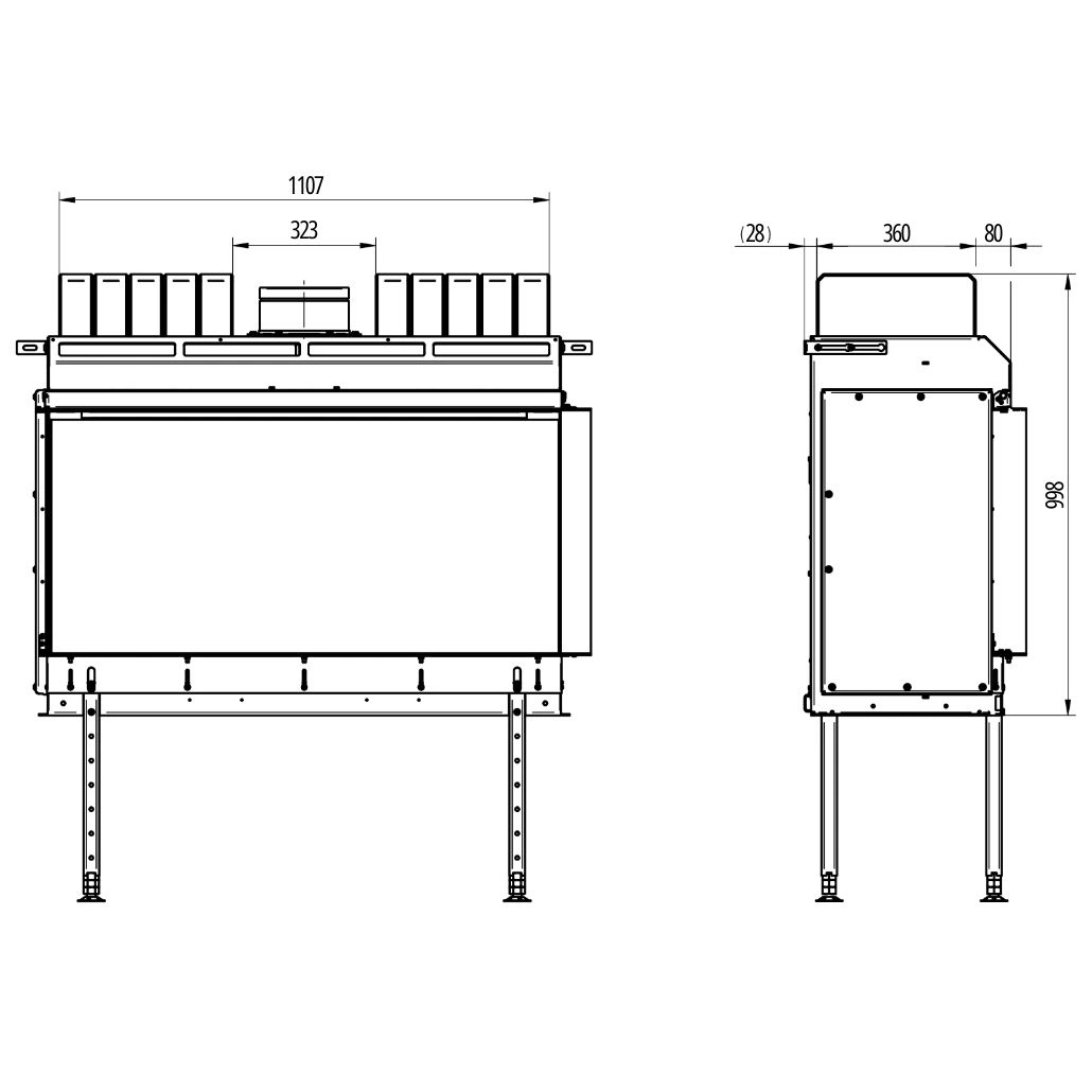 Focar pe gaz ECKA G-115R - Sticla Dreapta + Set acumulare.jpg