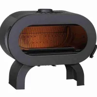 Soba fonta Fifty Arche 10-15kW - Negru