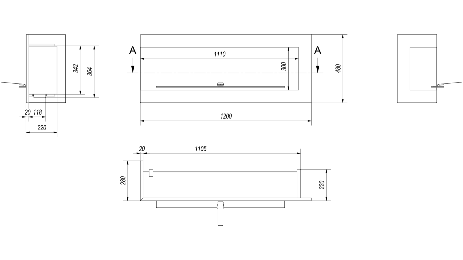 delta-negru-colt-stanga-120-x-48-x-28-cm-deltal1200tuv