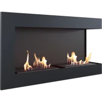 DELTA negru colt dreapta - 90 x 48 x 28 cm