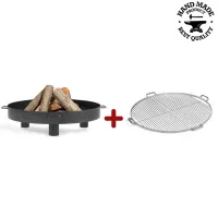 Vatra TUNIS 80 cm cu gratar inox