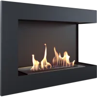 DELTA negru colt dreapta - 70 x 48 x 28 cm