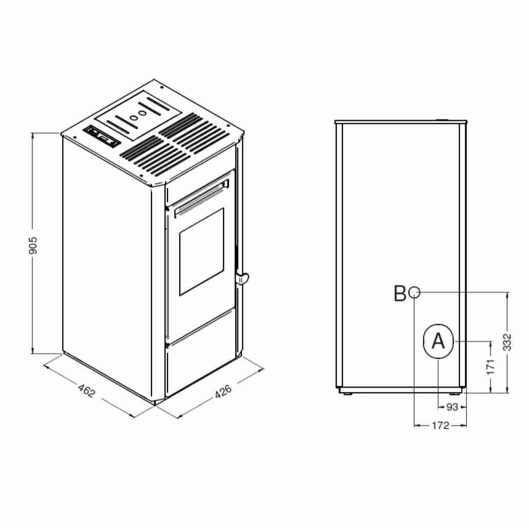 soba-pe-peleti-elsa-95kw-alb-9016016500-ean-8029728021564
