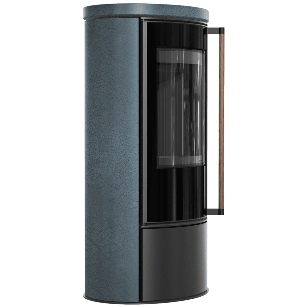 Soba Erik 5.5kW ceramica Serpentino - maner lemn - samota neagra (2).jpg