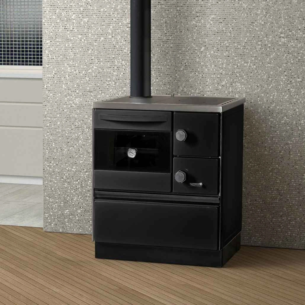 Soba de gatit pe lemne - ROYAL 720 2.0 L - Negru (1).jpg