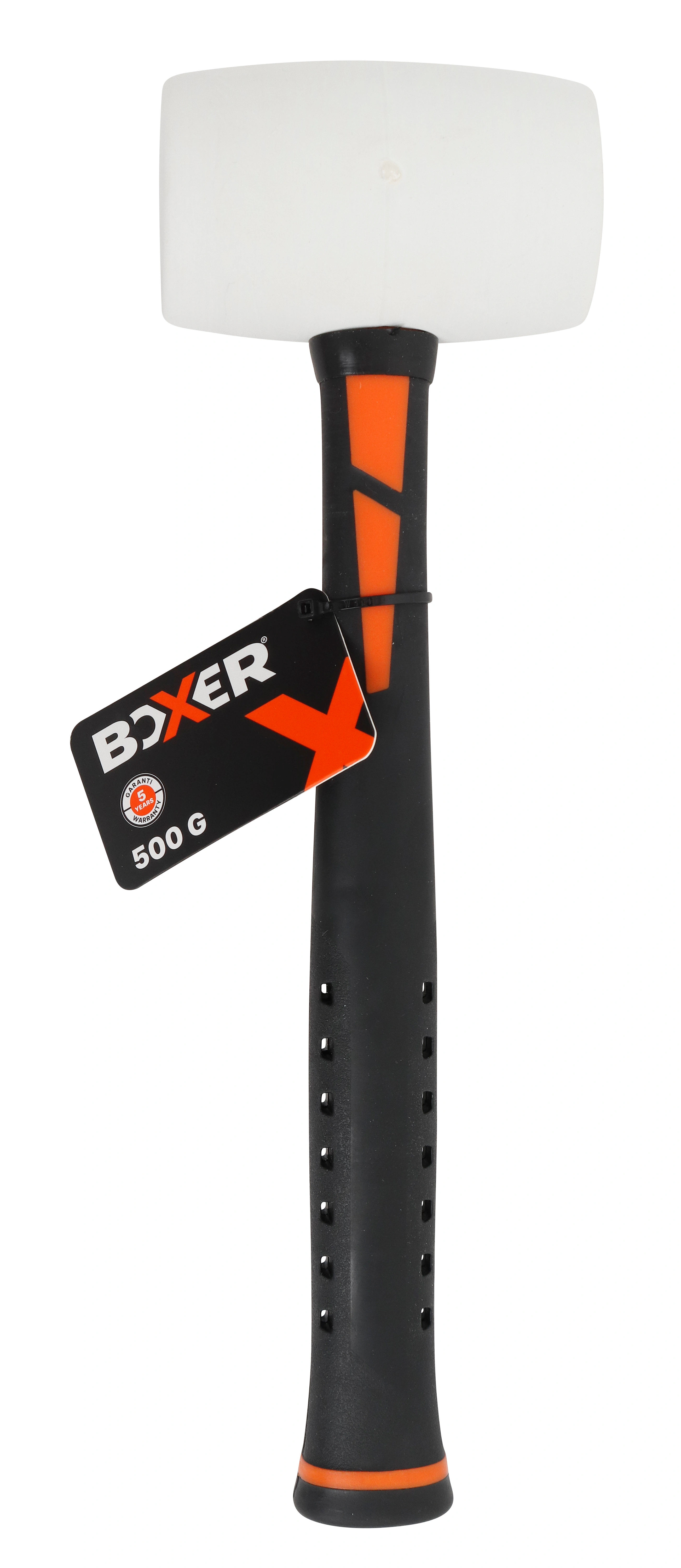 Ciocan cauciuc BoxerÂ®, maner fibra de sticla, 500 gr