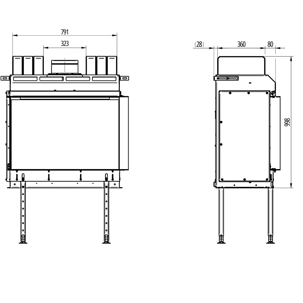 Focar pe gaz ECKA G-82R - Sticla Dreapta + Set acumulare.jpg