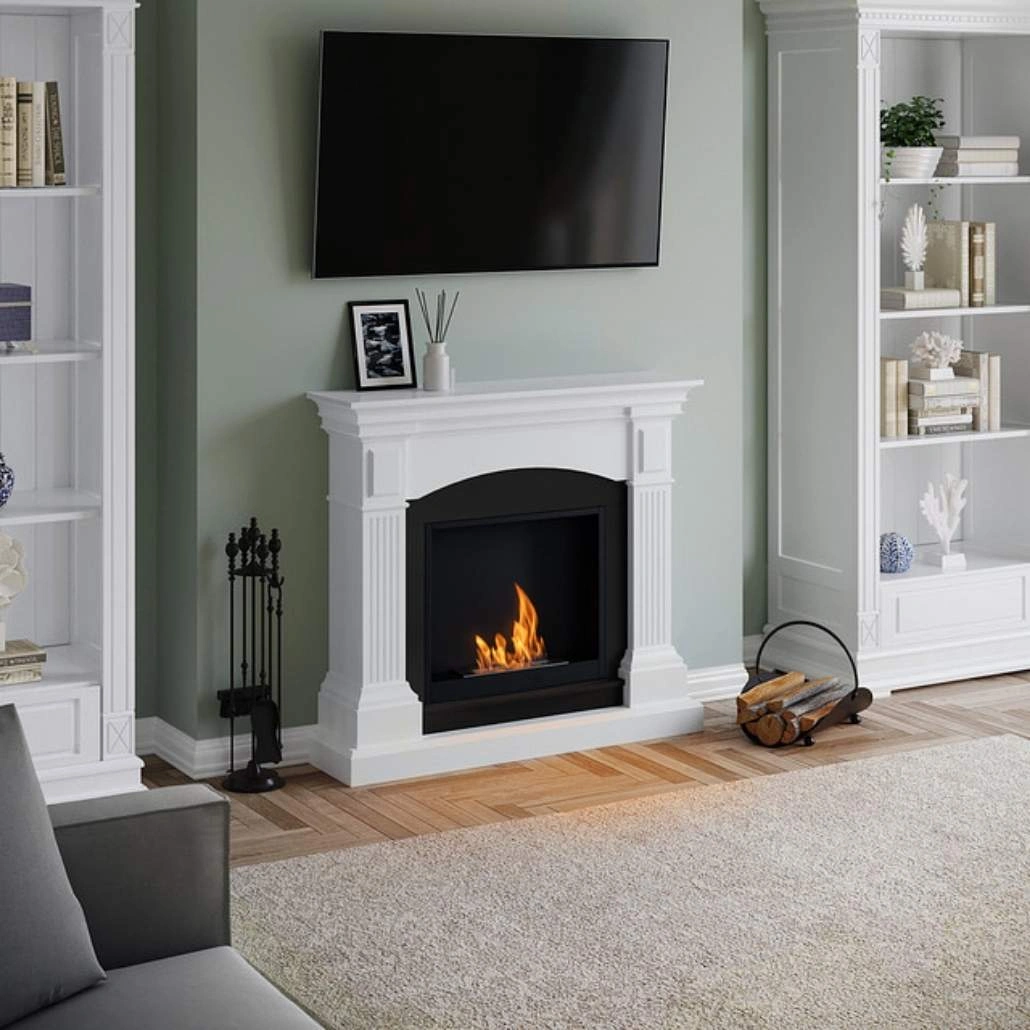 Magna Pure White Semineu cu bioetanol FreeFlame.jpg