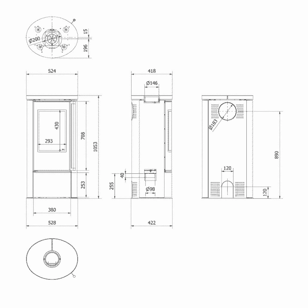 Soba Erik 5.5kW ceramica Serpentino - maner lemn (5).jpg