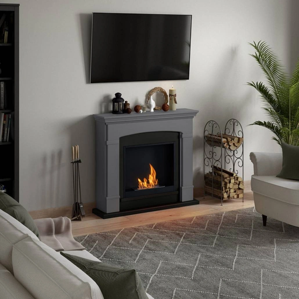 Helmi Solid Grey Semineu cu bioetanol FreeFlame.jpg