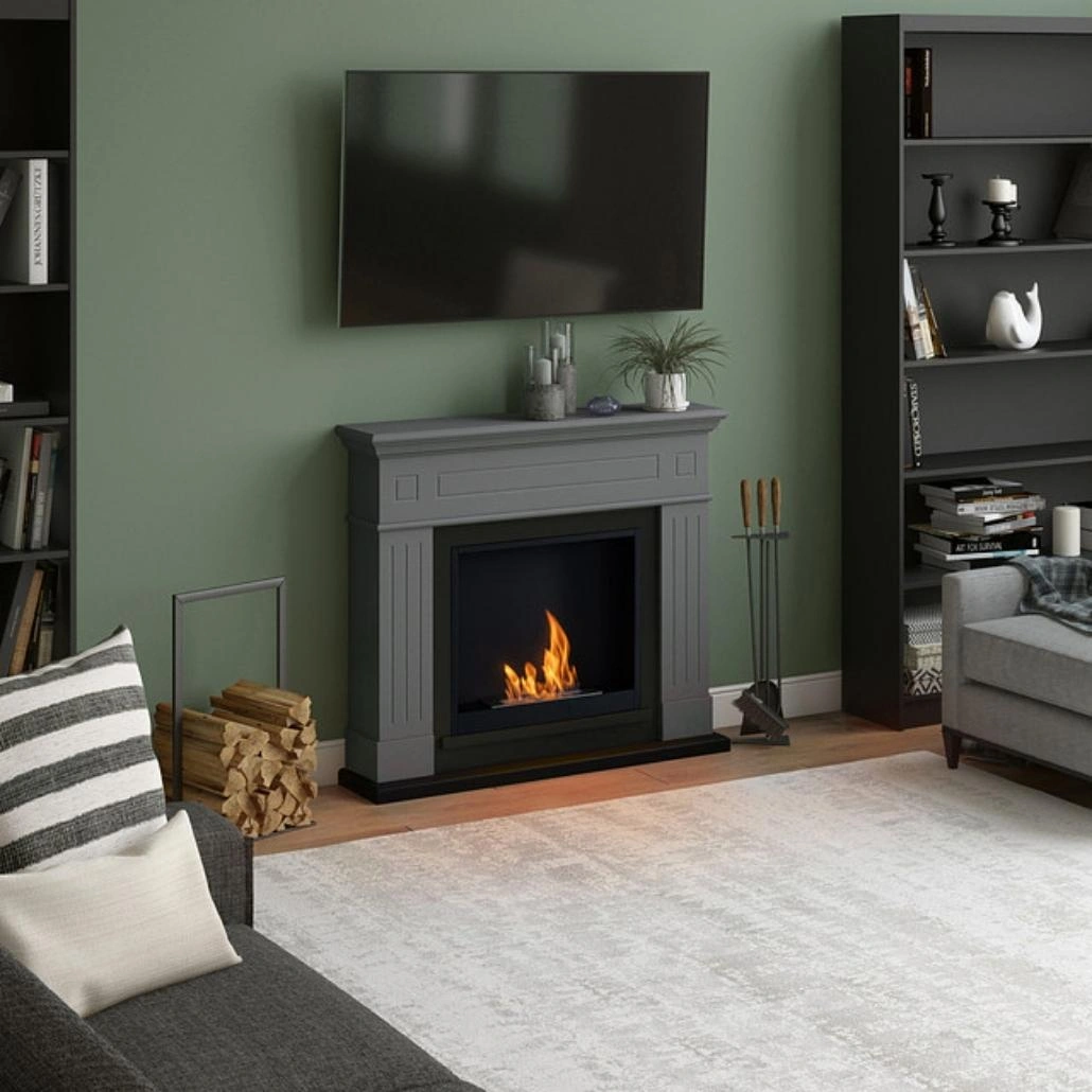 Larsen Solid Grey Semineu cu bioetanol FreeFlame.jpg