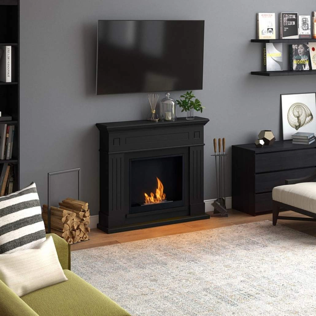 Larsen Deep Black Semineu cu bioetanol FreeFlame.jpg