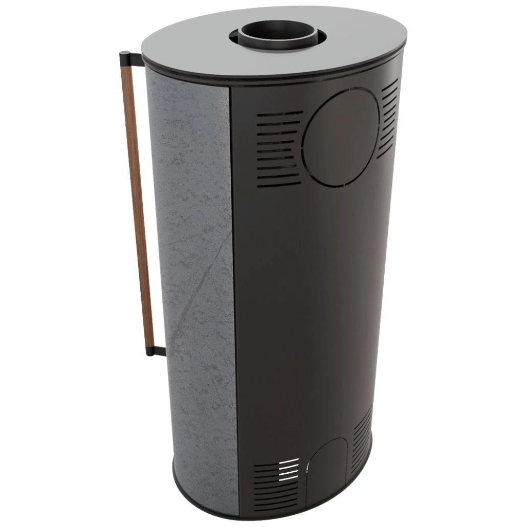 Soba Erik 5.5kW Grey Satin - maner lemn (3).jpg