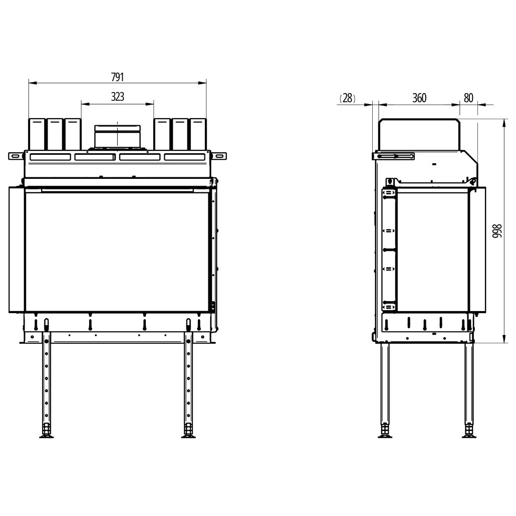 Focar pe gaz ECKA G-82L - Sticla Stanga + Set acumulare.jpg