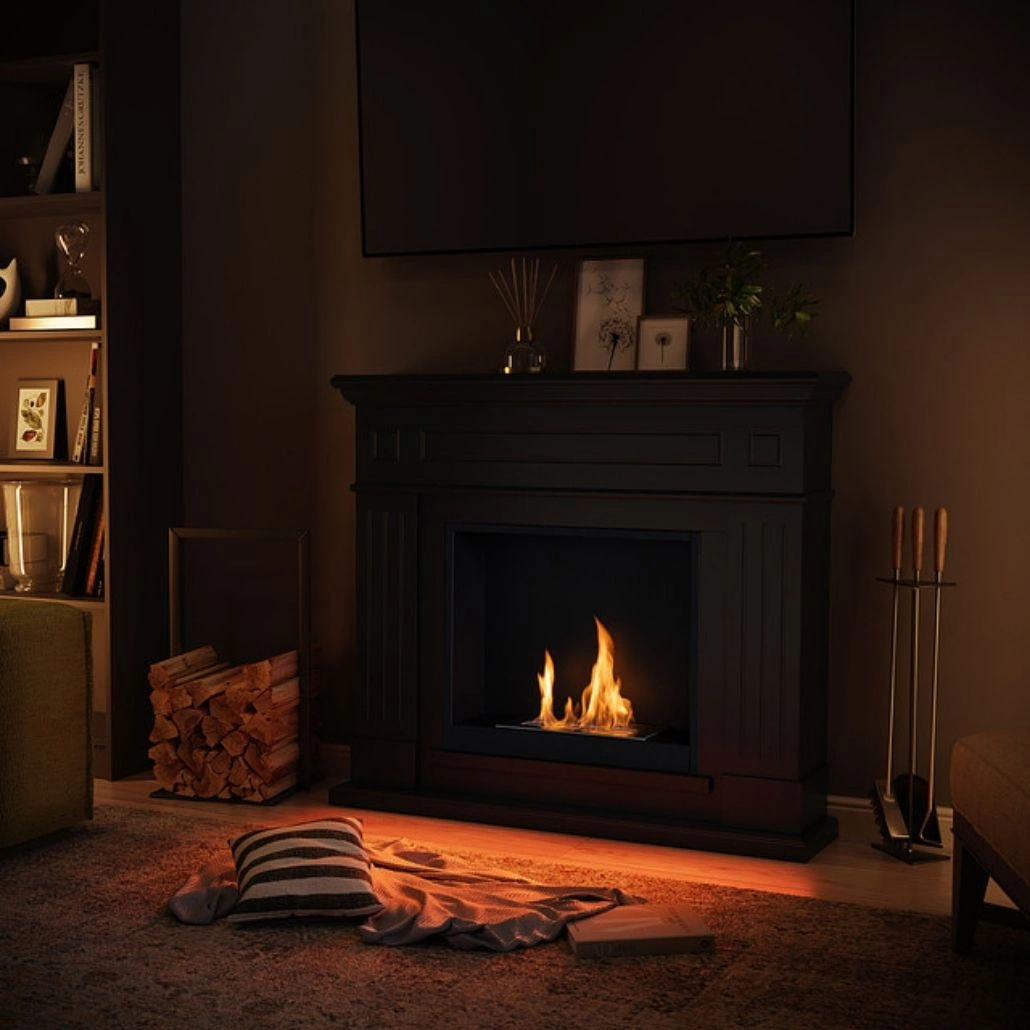 Larsen Deep Black Semineu cu bioetanol FreeFlame (4).jpg