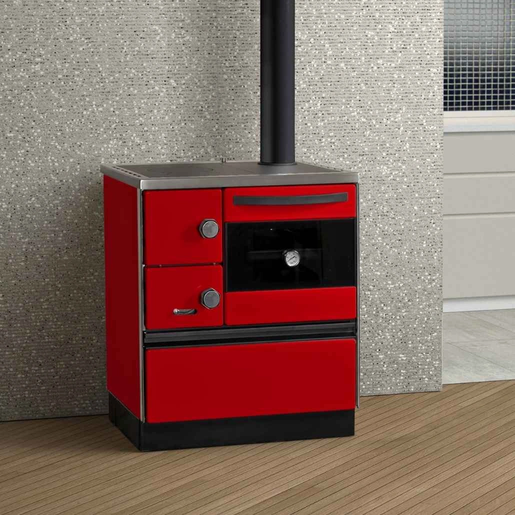 Soba de gatit pe lemne - ROYAL 720 2.0 R - Rosu (2).jpg