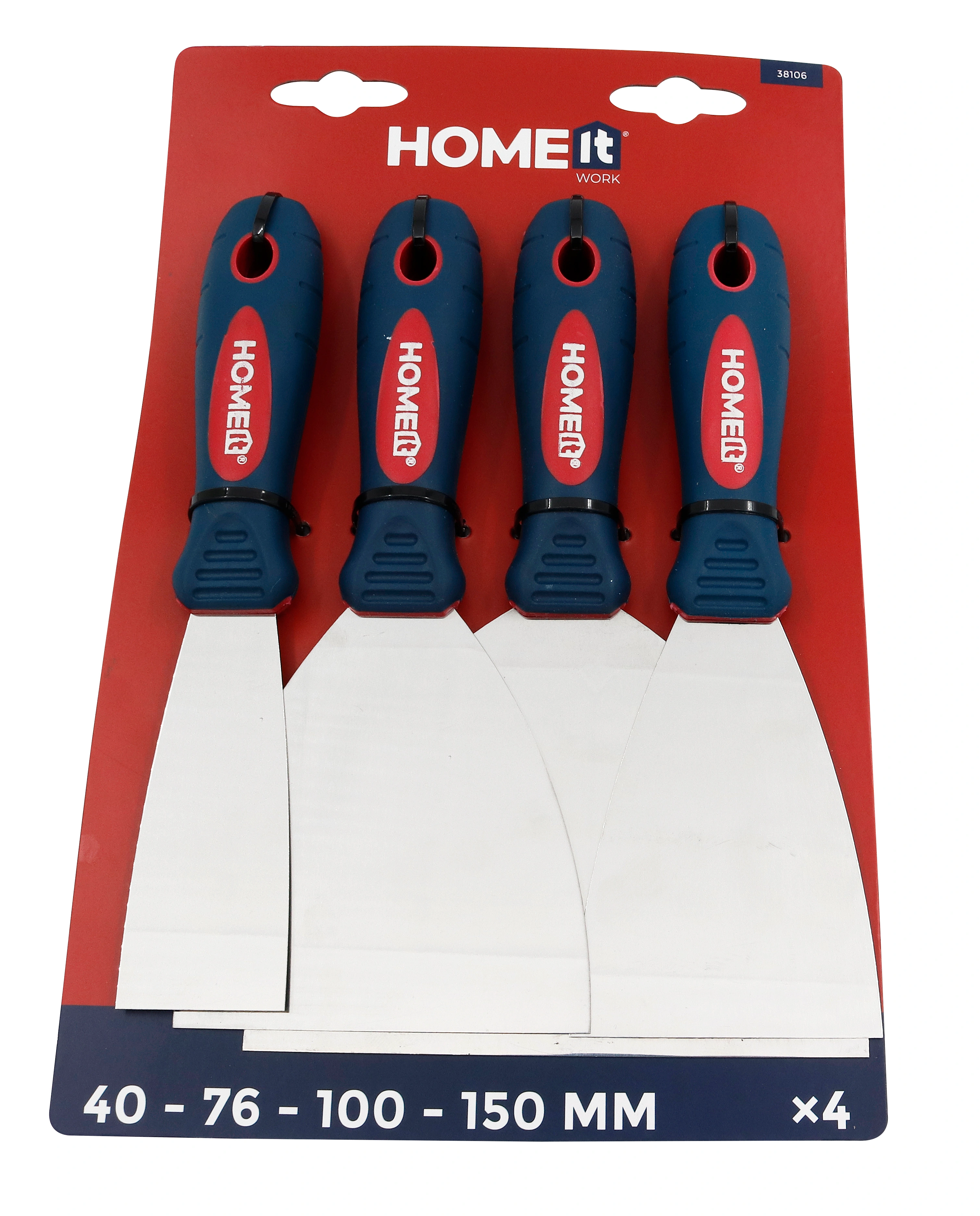 Set raclete HOME ItÂ®, dimensiuni 40-76-100-150 mm,otel inoxidabil