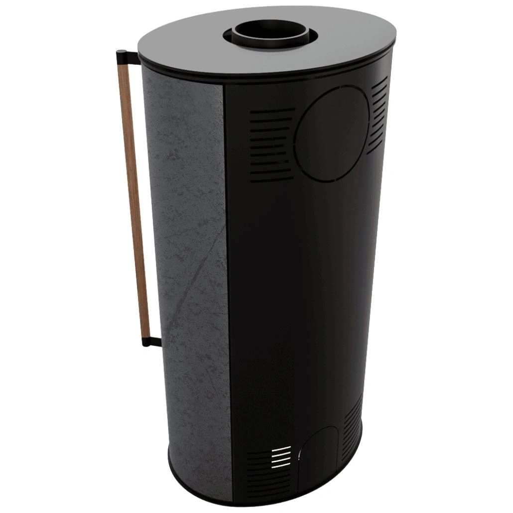 Soba ERIK 5.5kW Grafite Satin - maner lemn - samota neagra (3).jpg