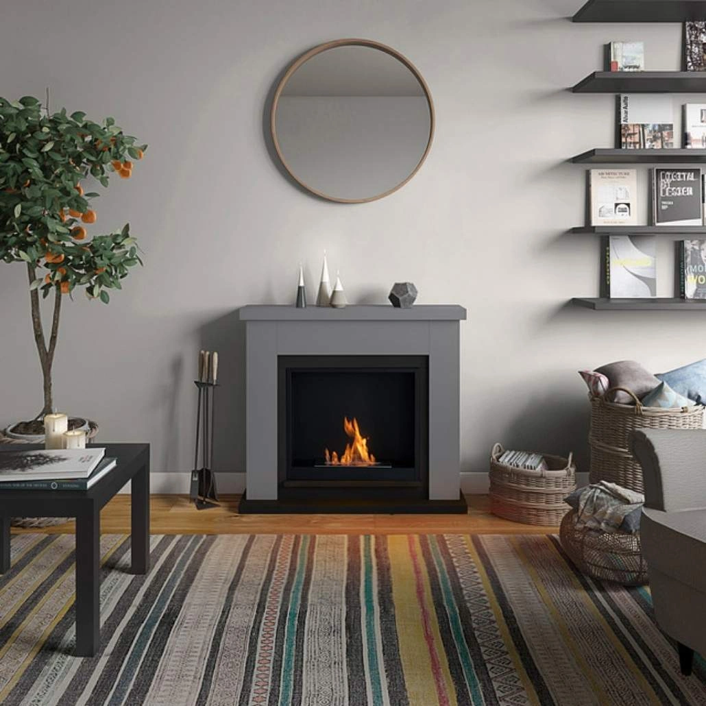 Frode Solid Grey Semineu cu bioetanol FreeFlame.jpg