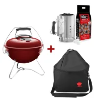 Pro Pack Weber - Gratar carbuni Smokey Joe Premium - Rosu