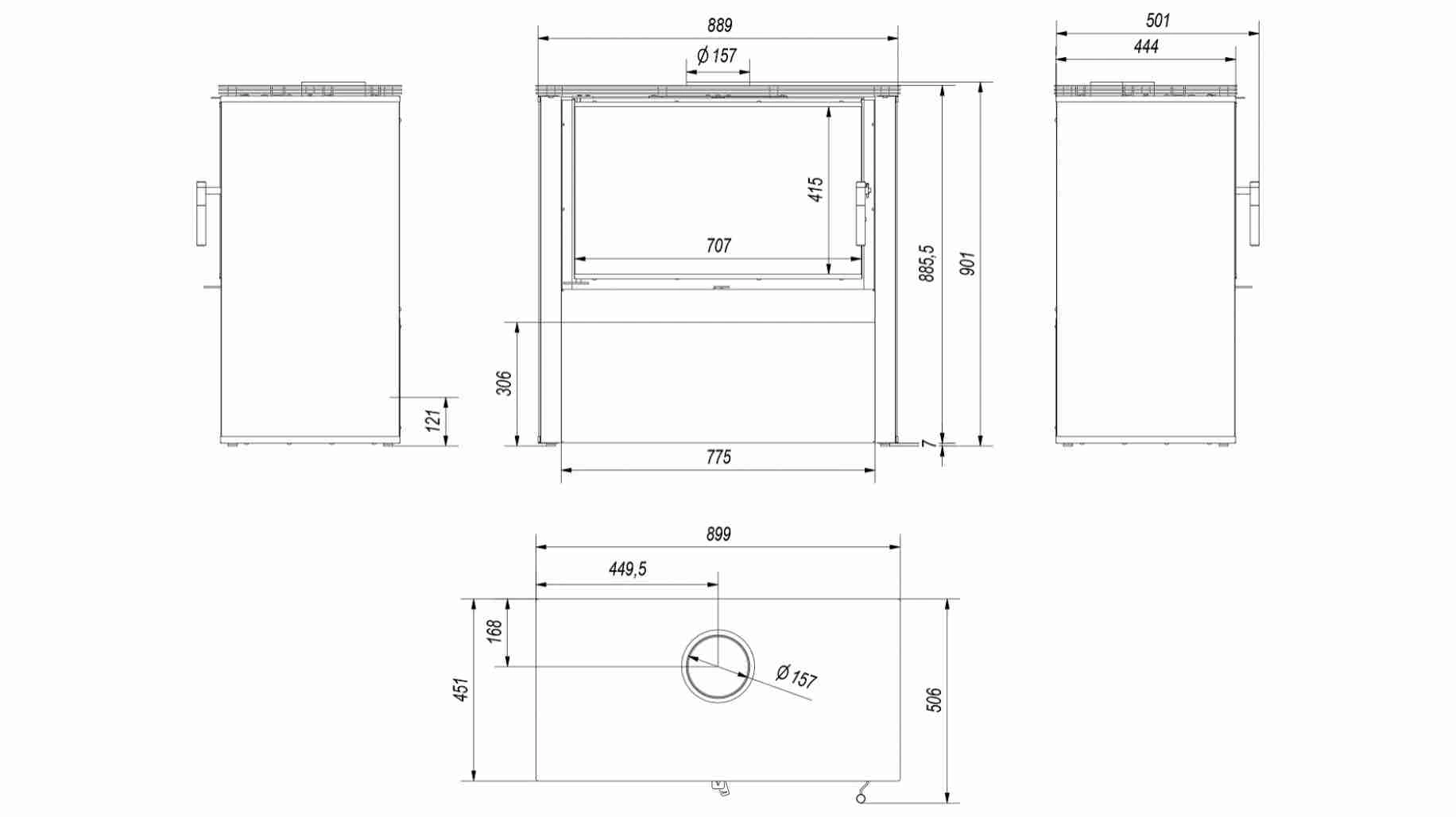 soba-juno-12kw-negru-juno12c