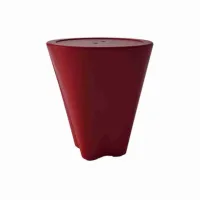 Rezervor plastic pentru peleti - 30kg - Rosu