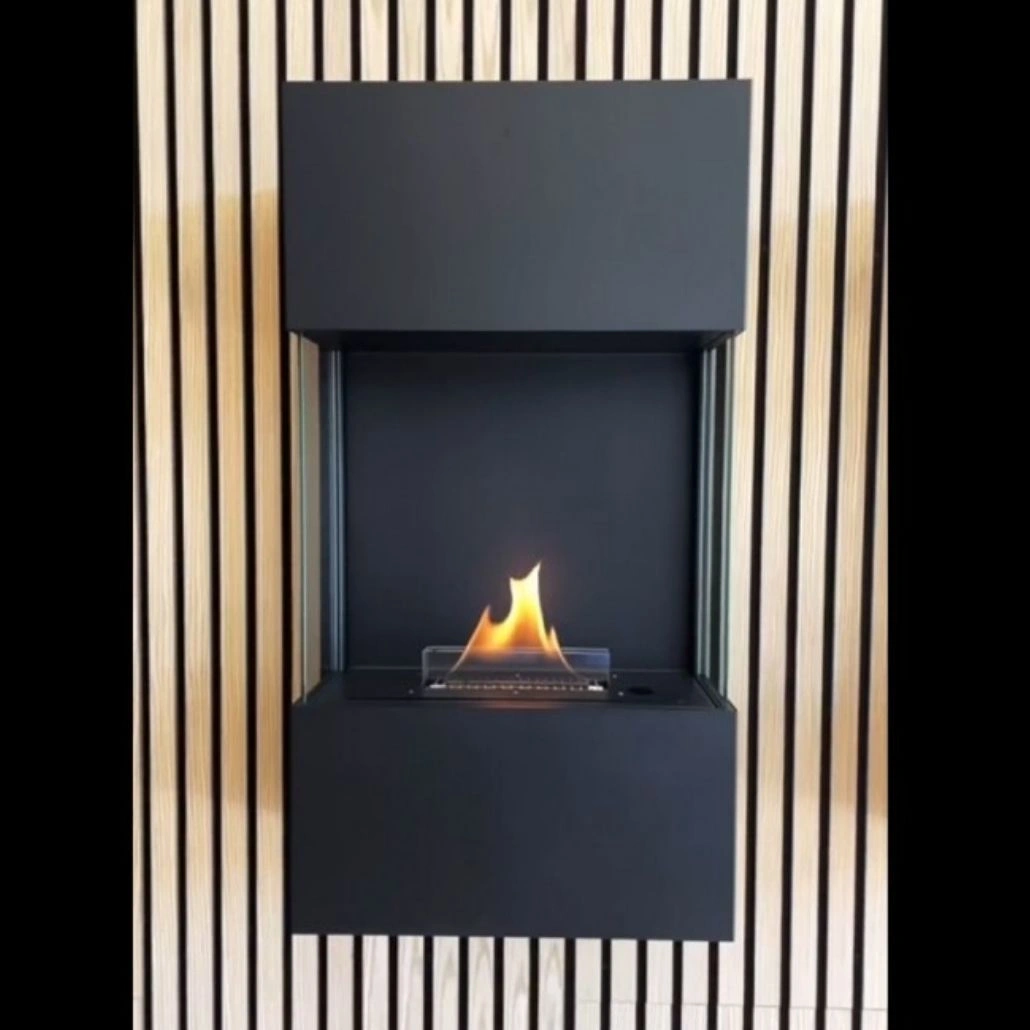Semineu portabil TenderFlame INDIE WALL Negru (1).jpg