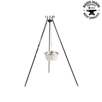 Trepied 180 cm cu ceaun 14 l  - inox