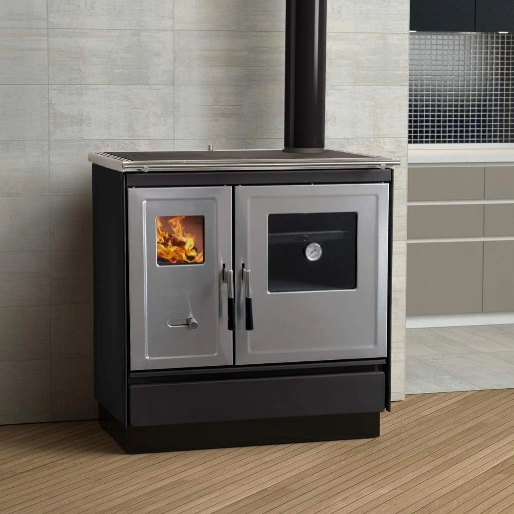 Soba de gatit pe lemne - ARES R - Negru LUX (1).jpg