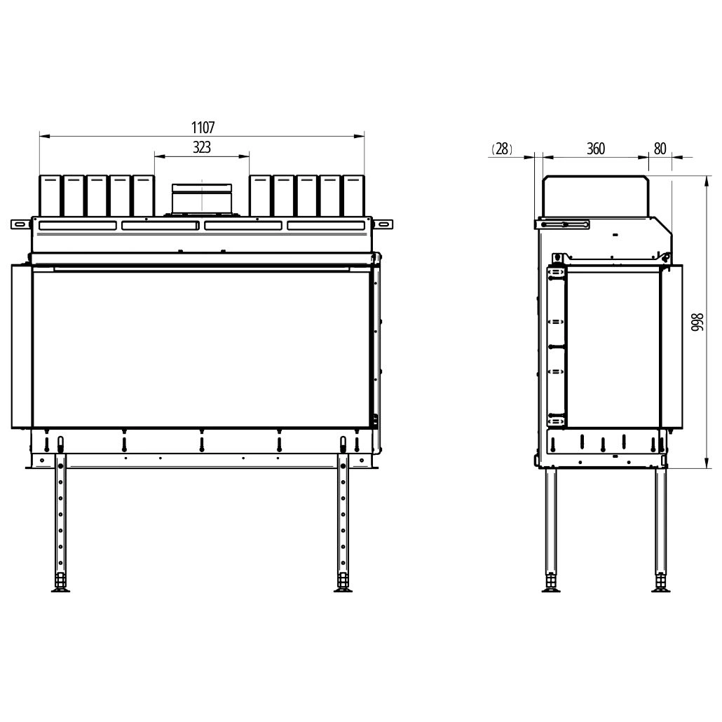 Focar pe gaz ECKA G-115L - Sticla Stanga + Set acumulare.jpg