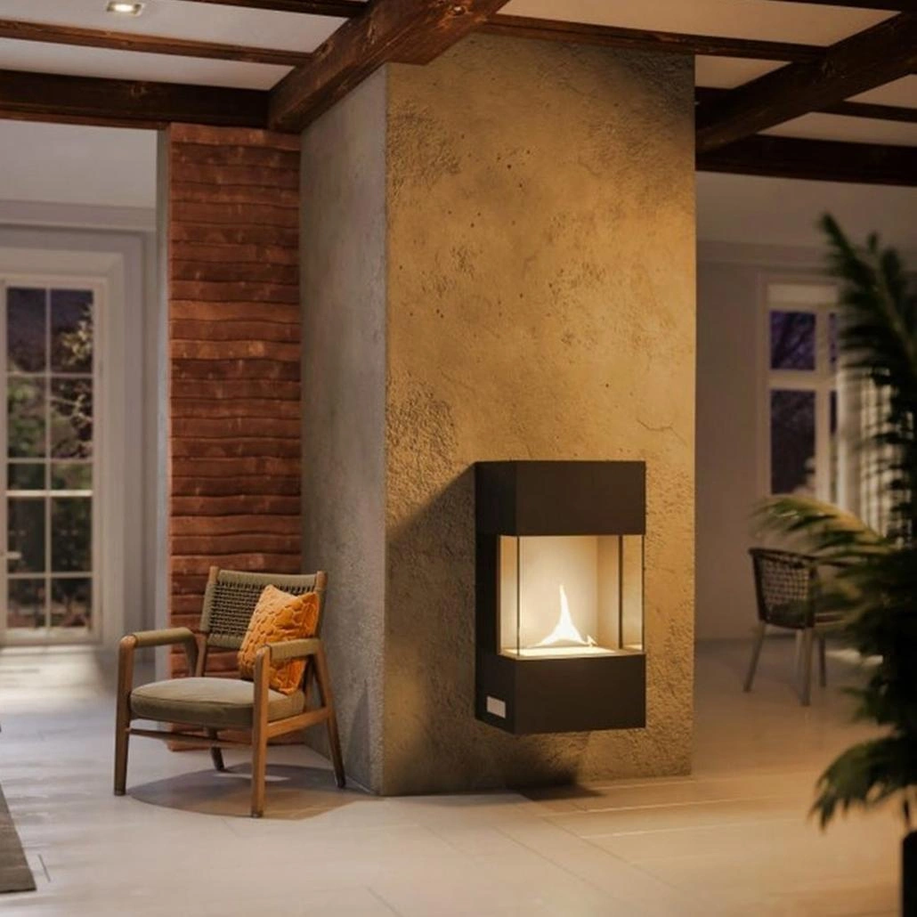 Semineu portabil TenderFlame INDIE WALL Negru (3).jpg