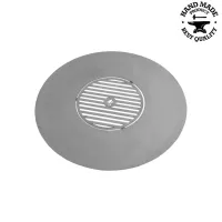 Plita pentru vatra - 82 cm + gratar 40 cm - inox
