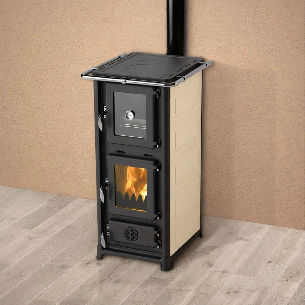 Soba pe lemne - OLYMPIA II - Crem