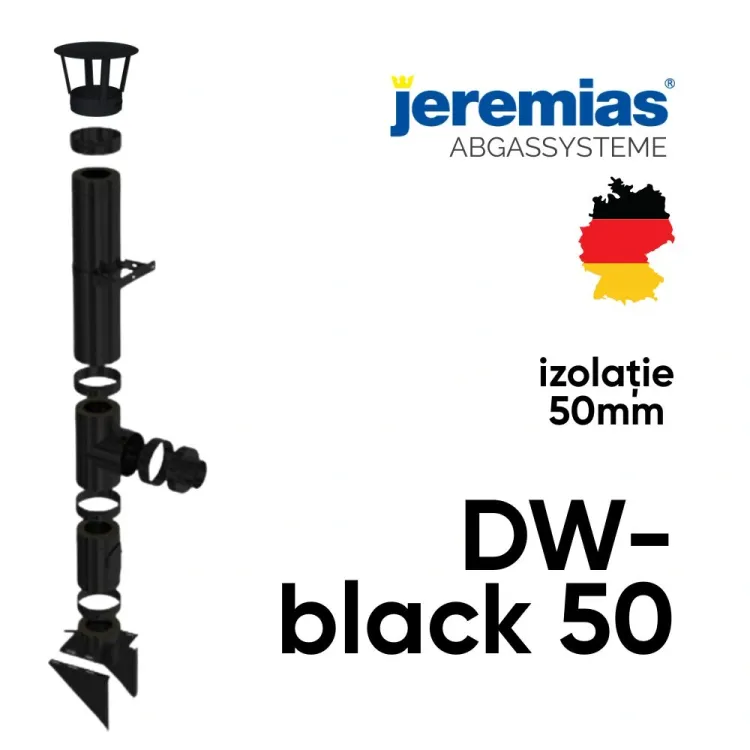 Cos de fum inox DW-Black 50 PRO