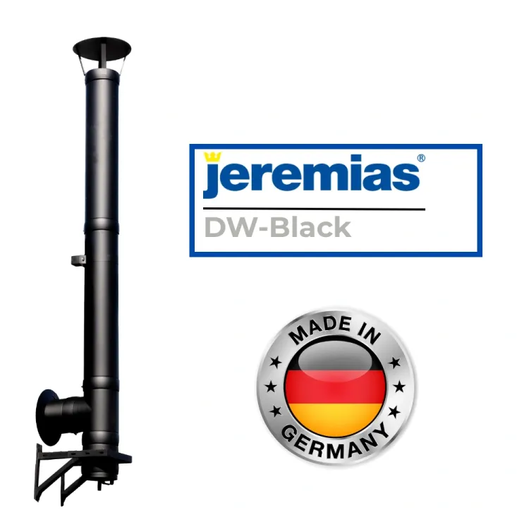 Sisteme complete cos fum inox Jeremias DW-Black