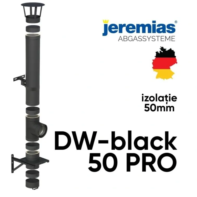 Cos de fum inox DW-Black 50 PRO