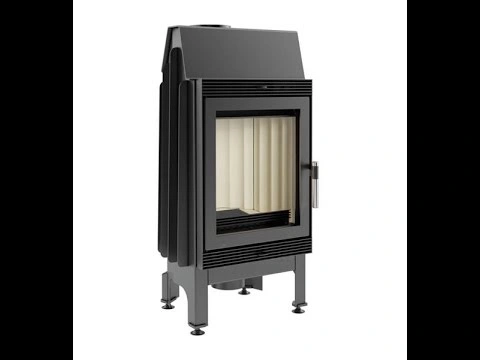 Focar Semineu pe lemne 8kw cu samota.