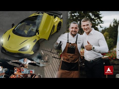 Chef Iulian Olaru a facut show la ziua milioanarului Calin Donca - totul cu plita OFYR