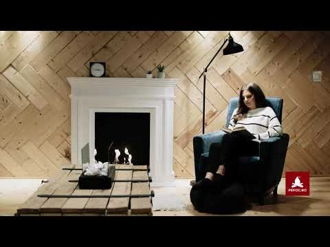 Semineu decorativ pe bioetanol cu rama din MDF - confort la tine acasa!