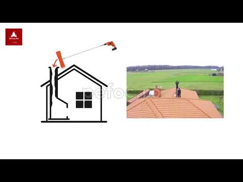 Ustensile de cosar, sistem rotativ cu tije pentru curatat cosul de fum - Trusa Hornarului!