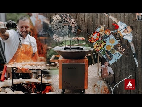 Unboxing al plitei pe lemne OFYR realizat de catre Chef Iulian Olaru