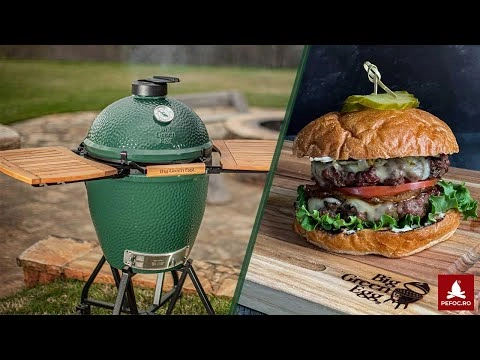Reteta la slow cooker-ul ceramic Big Green Egg - pulled pork burger!