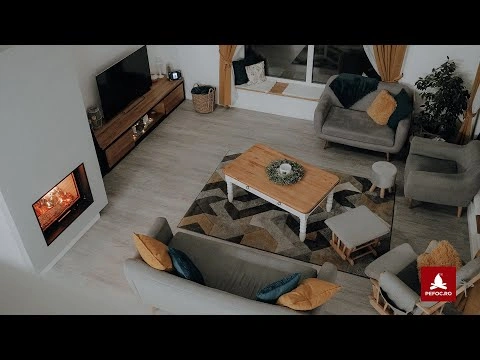 Semineu cu acumulare si transfer de caldura prin radiatie termica - instalare realizata in Focsani, Vrancea