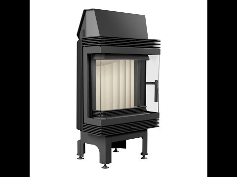 Focar semineu 8kw sticla stanga + dreapta , samota si combustie dubla