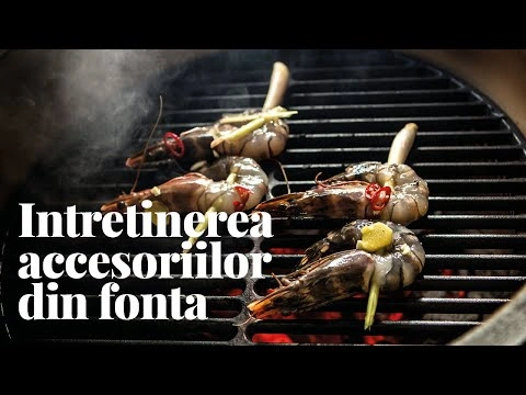 Intretinerea accesoriilor din fonta a Big Green Egg-ului - Kamado original ceramic